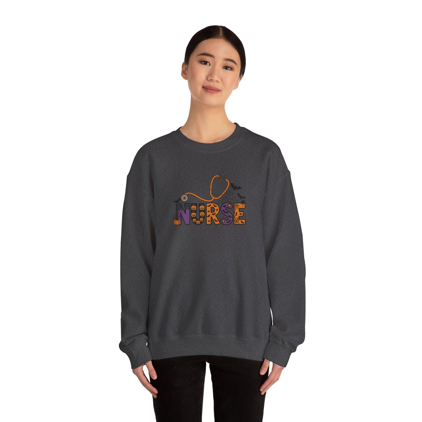 Halloween Nurse Crewneck Sweatshirt