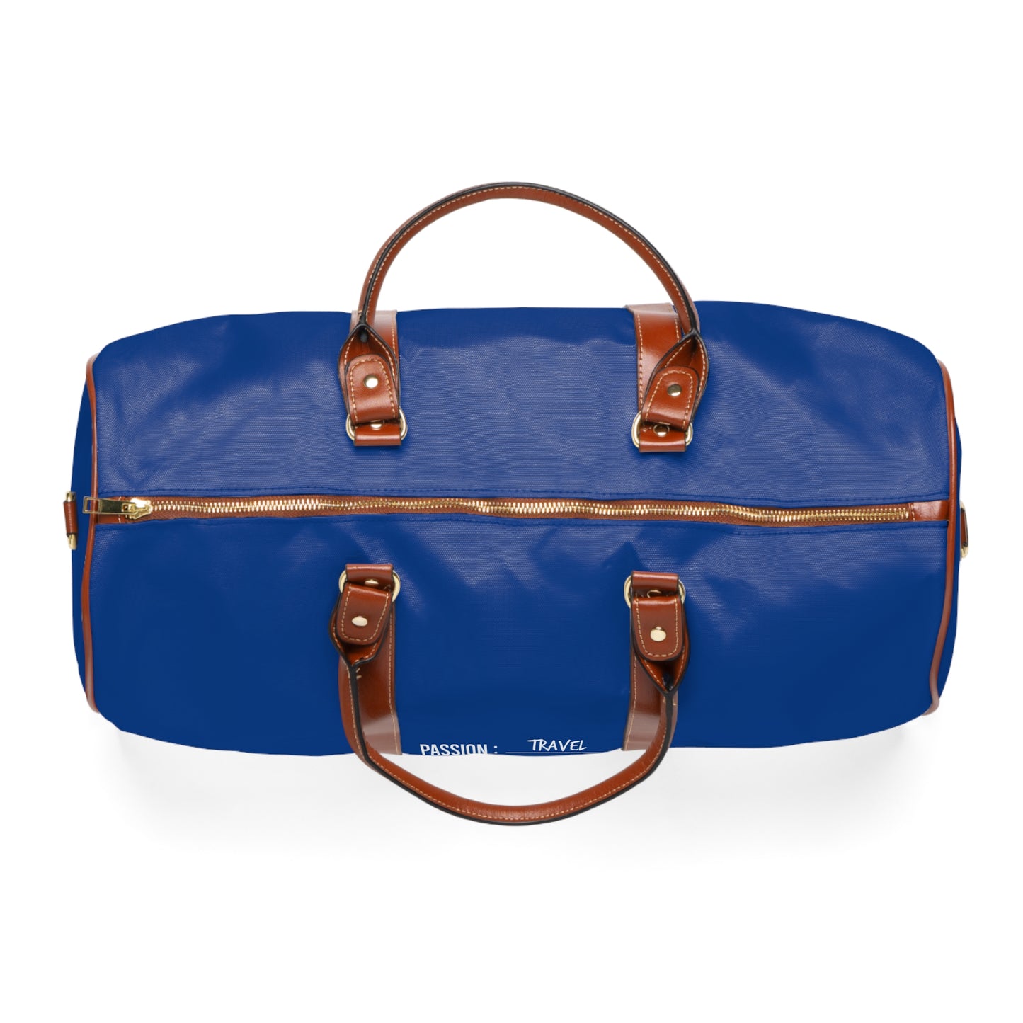 Travel. Freedom. Human. Love Waterproof Travel Bag