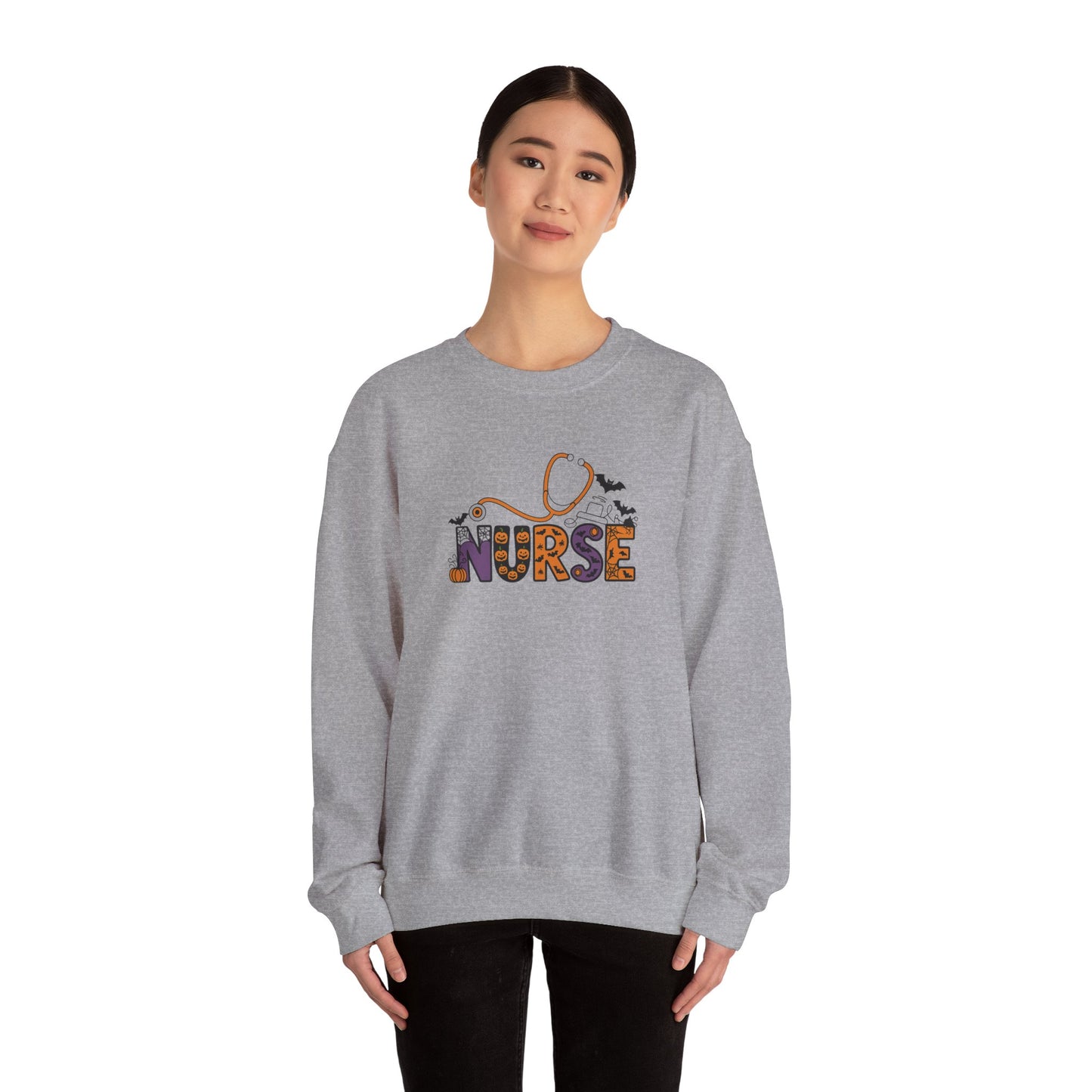 Halloween Nurse Crewneck Sweatshirt