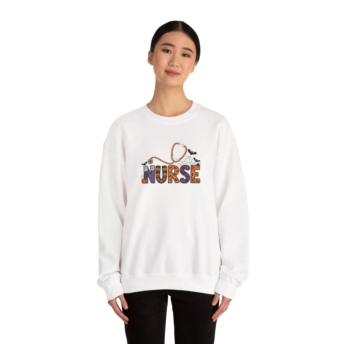 Halloween Nurse Crewneck Sweatshirt