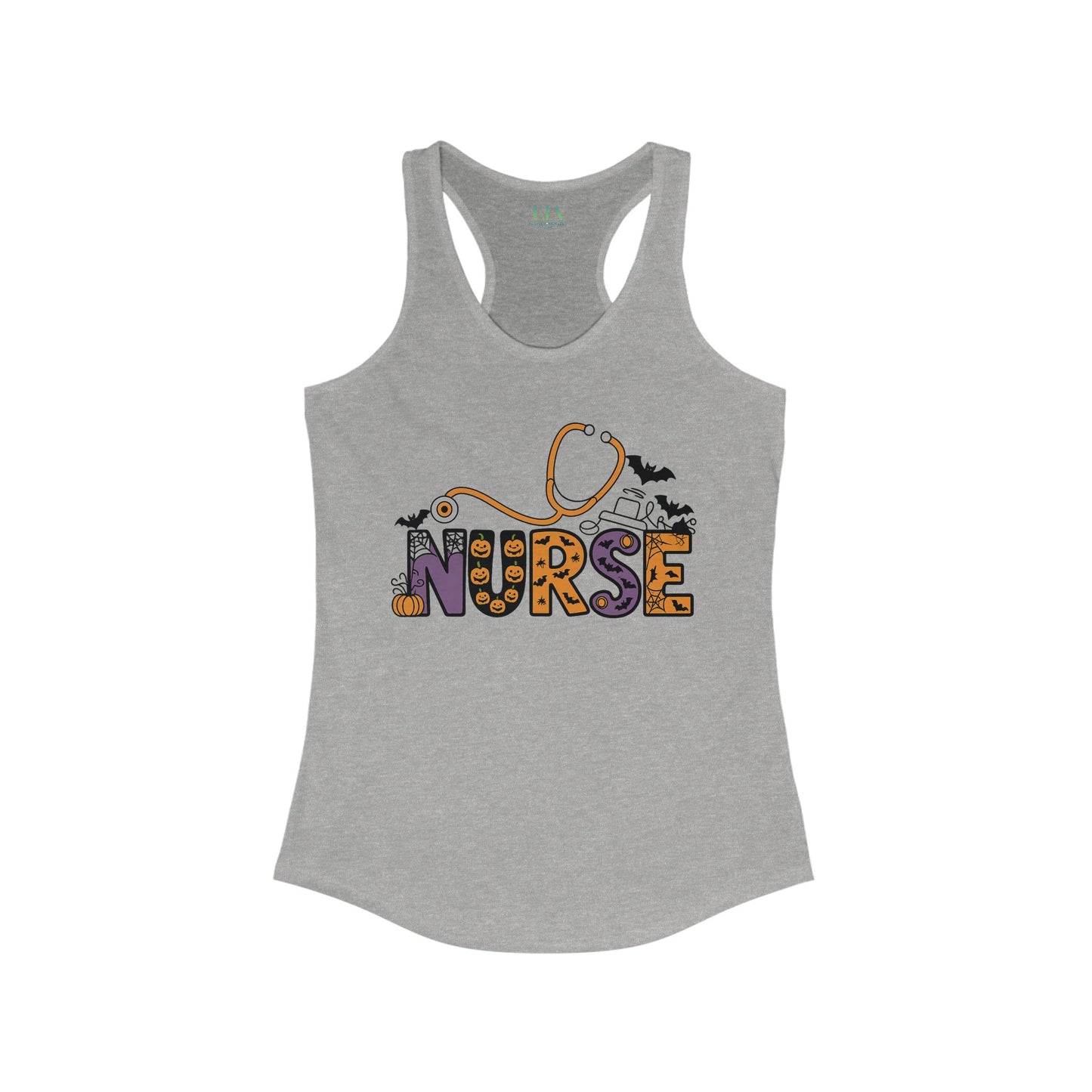 Halloween Nurse Racerback Tank