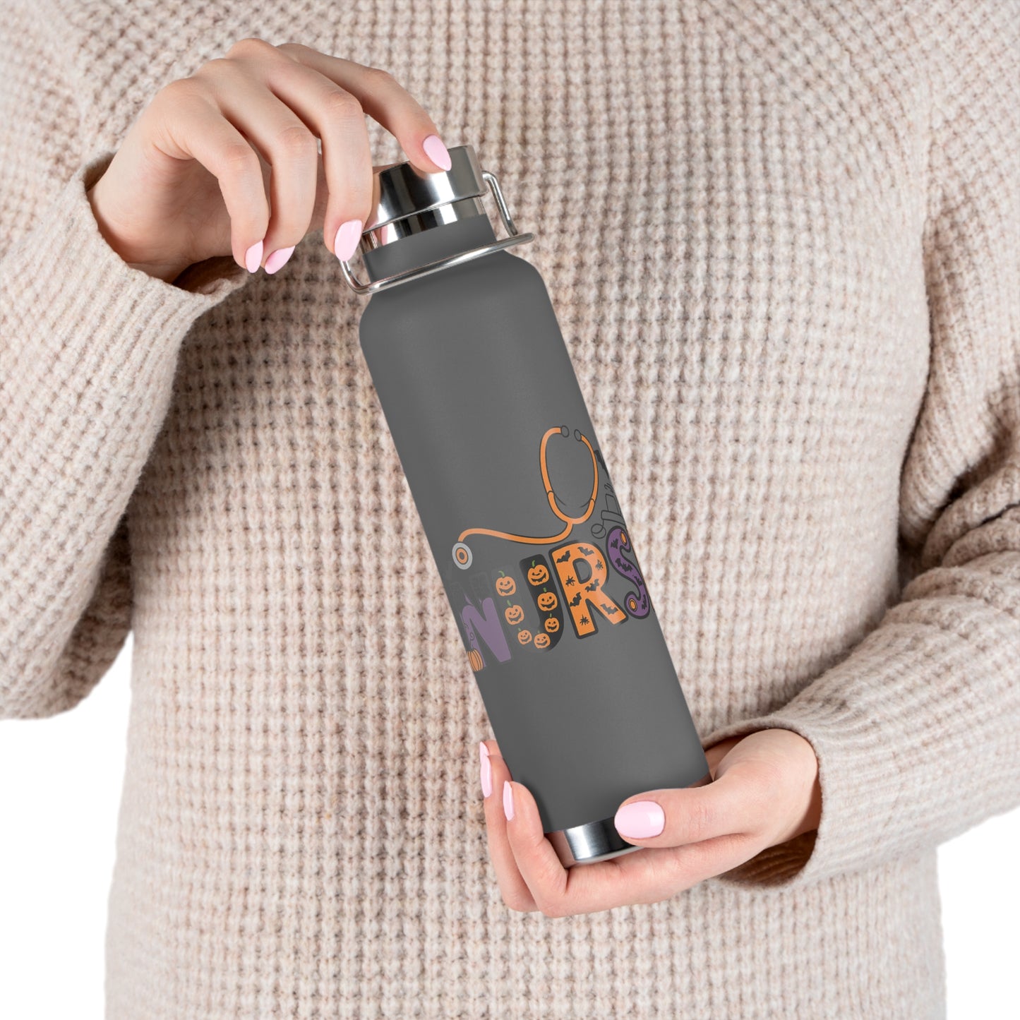 Halloween Nurse Vacuum Insulated Bottle | 22oz
