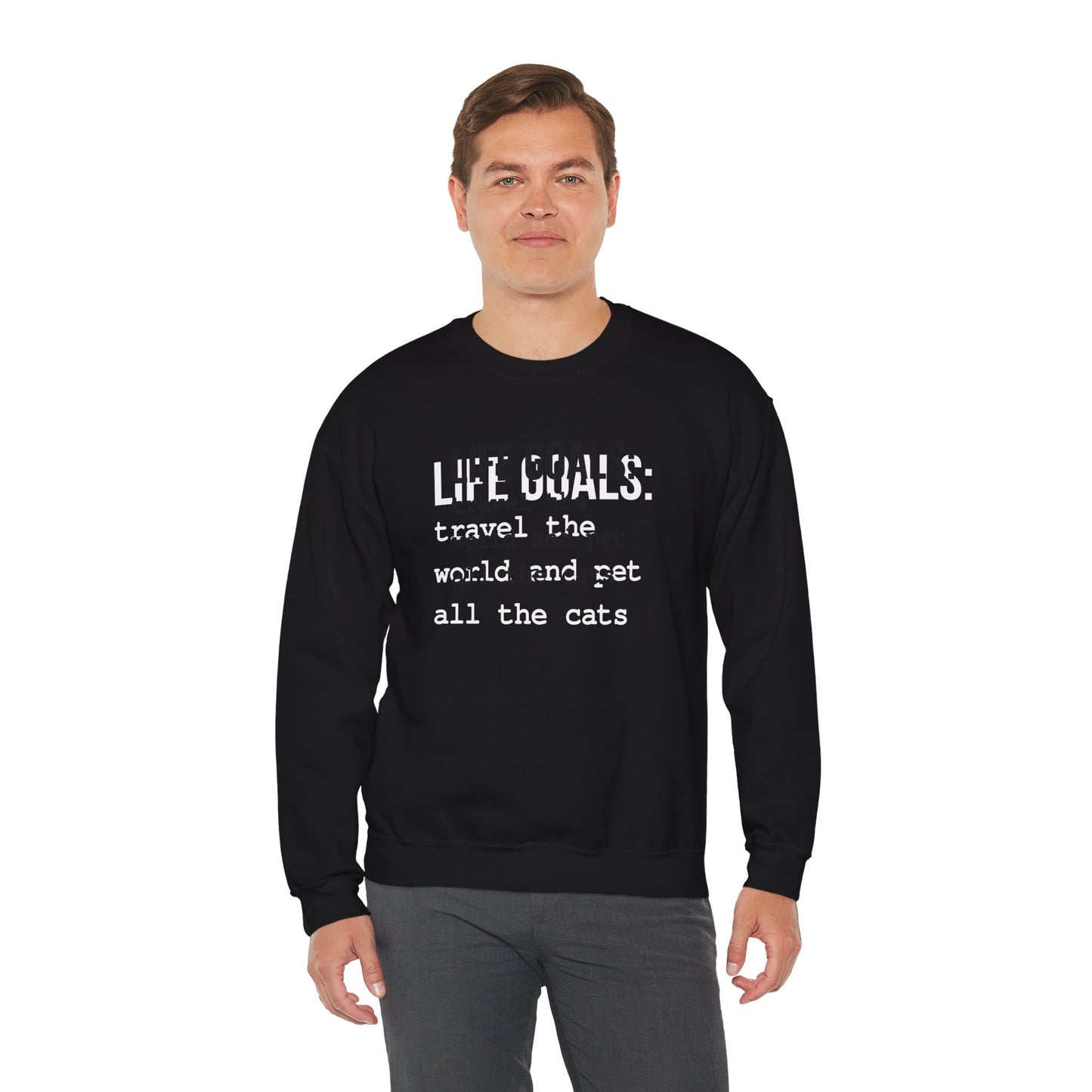 Life Goals Crewneck Sweatshirt