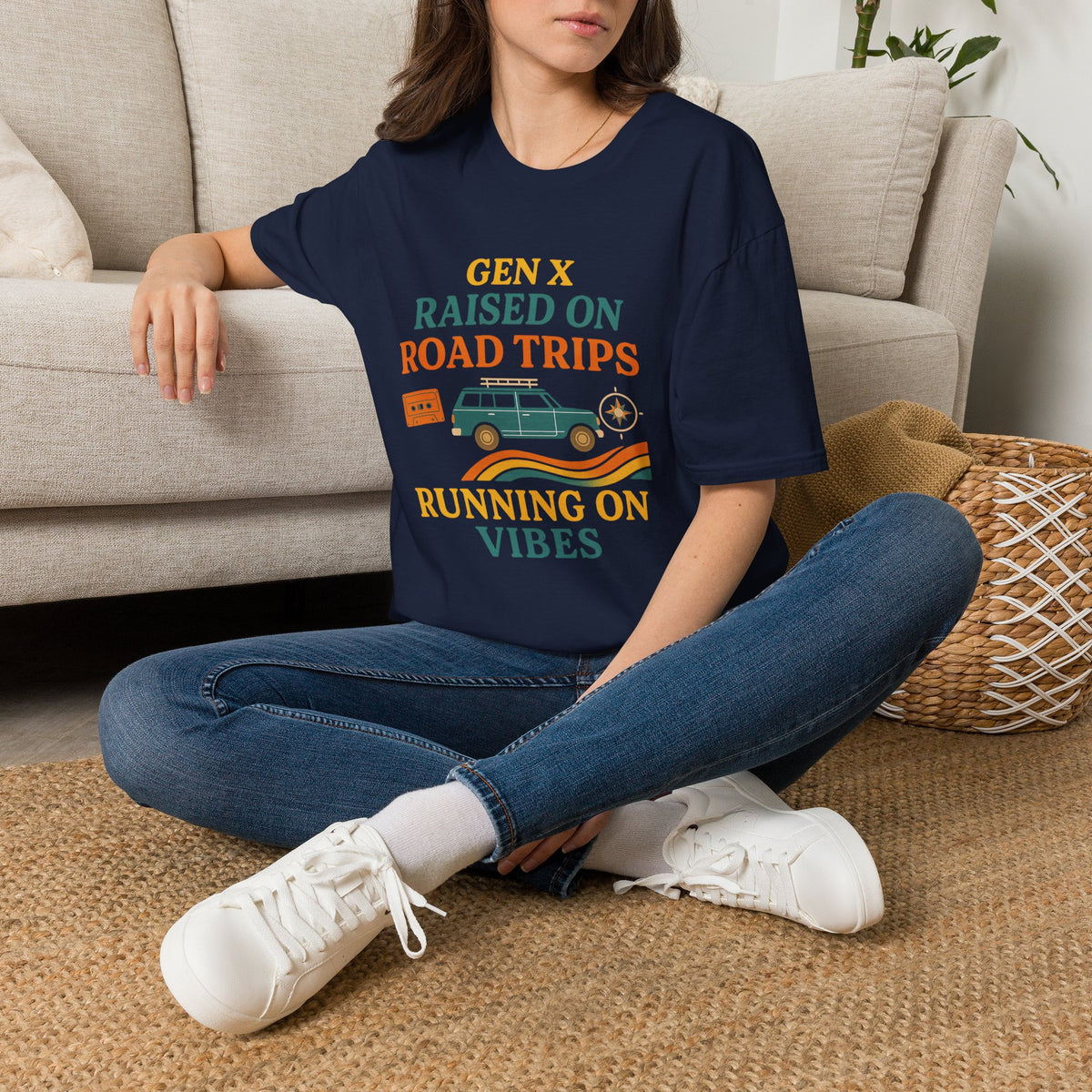 Gen X Raised On Road Trips Unisex T-Shirt