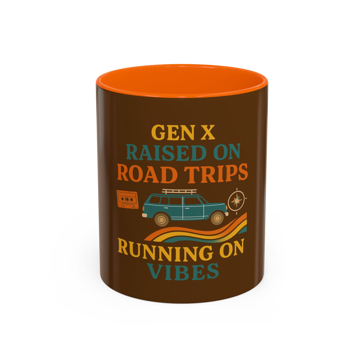 Gen X Raised On Road Trips Coffee Mug  / 11oz.