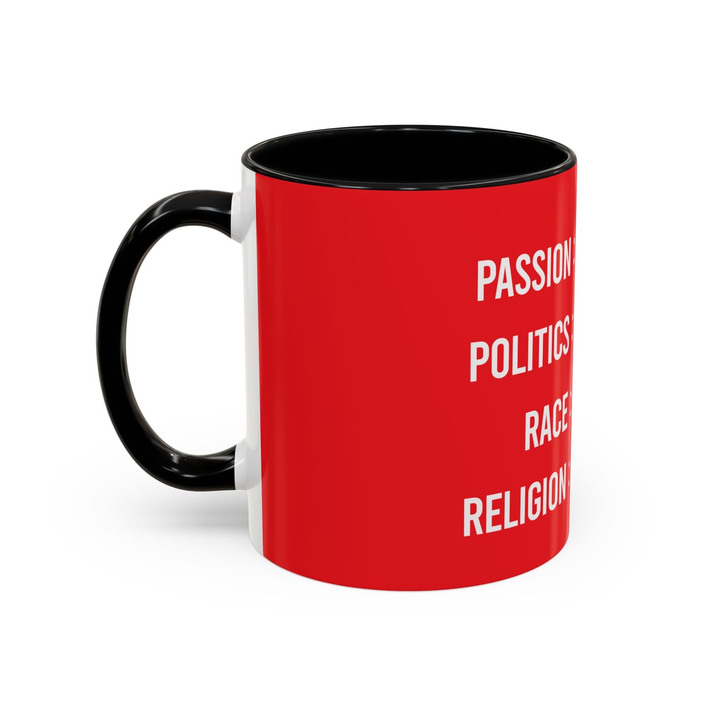 Travel. Freedom. Human. Love Coffee Mug / 11oz