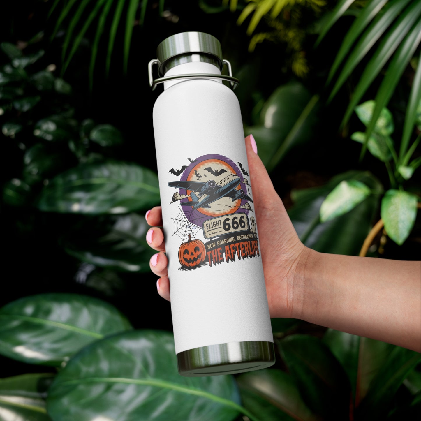 Flight 666 – Now Boarding to the Afterlife Vacuum Insulated Bottle | 22oz