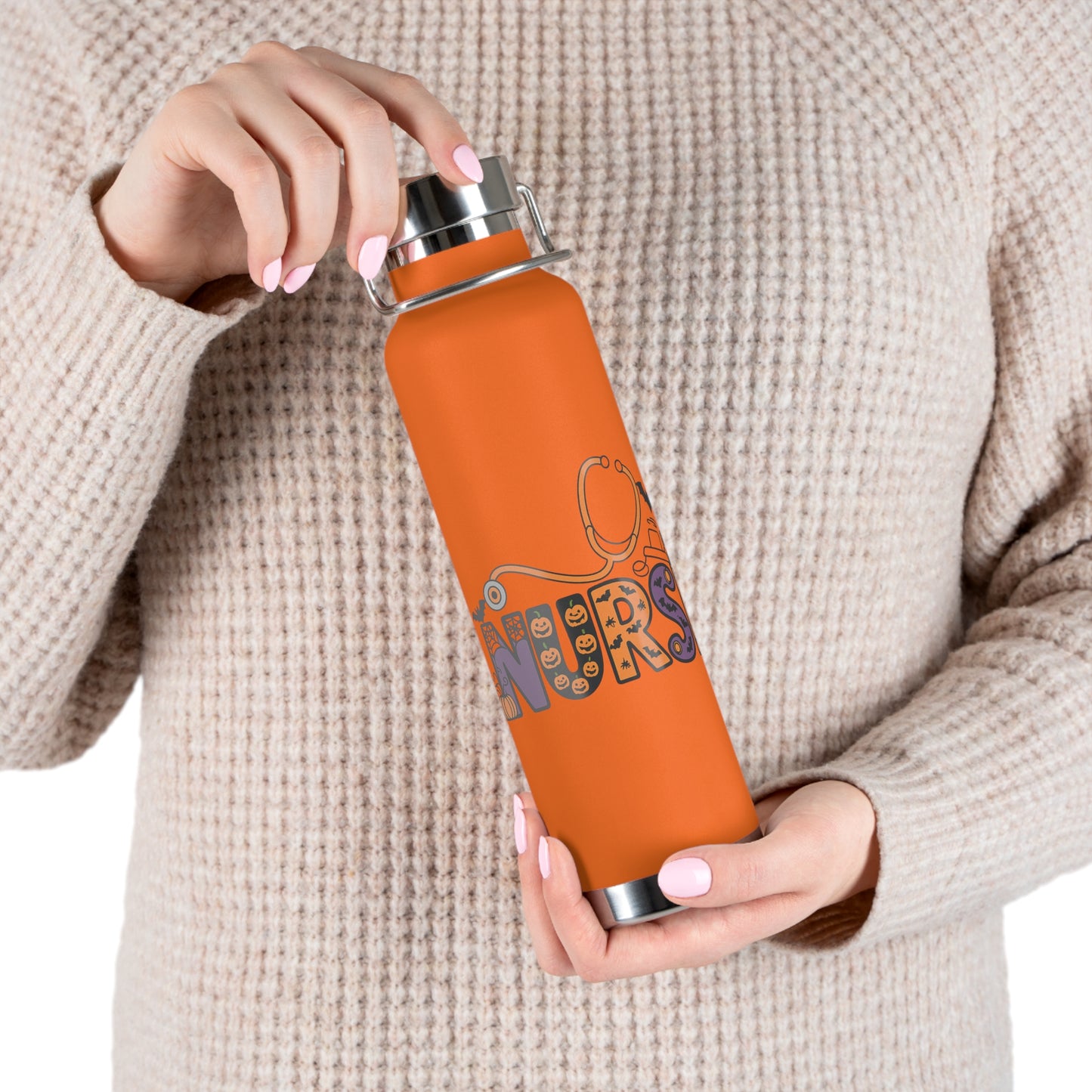 Halloween Nurse Vacuum Insulated Bottle | 22oz