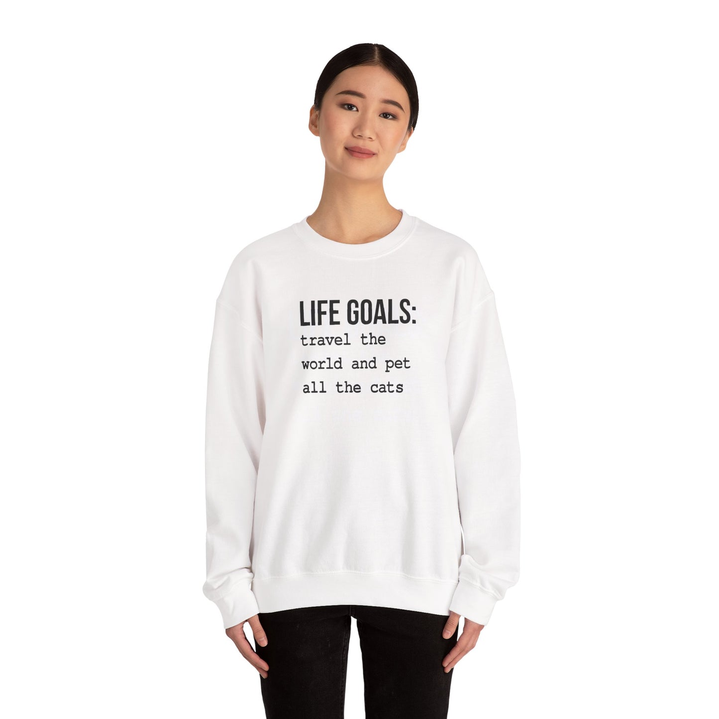 Life Goals Crewneck Sweatshirt
