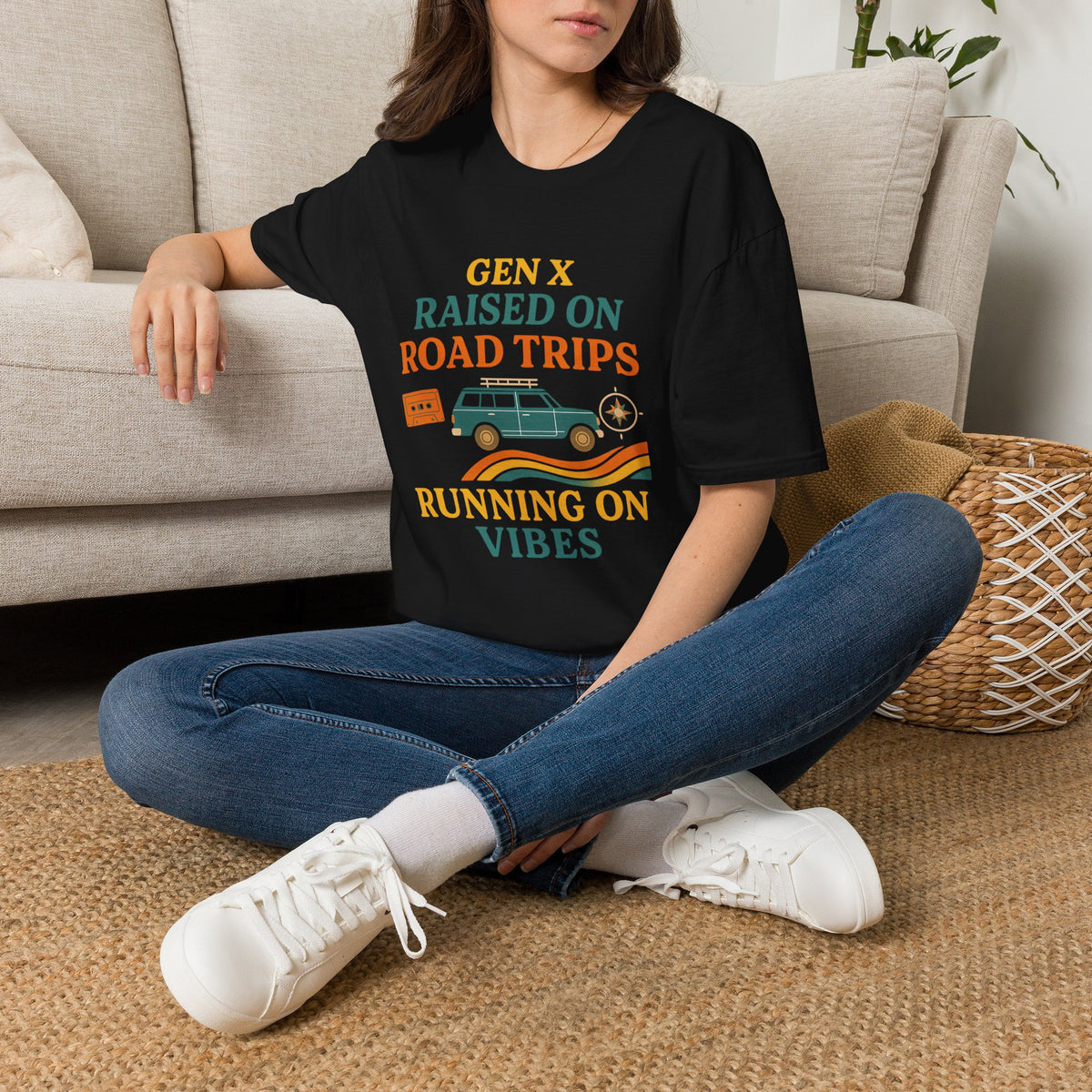 Gen X Raised On Road Trips Unisex T-Shirt