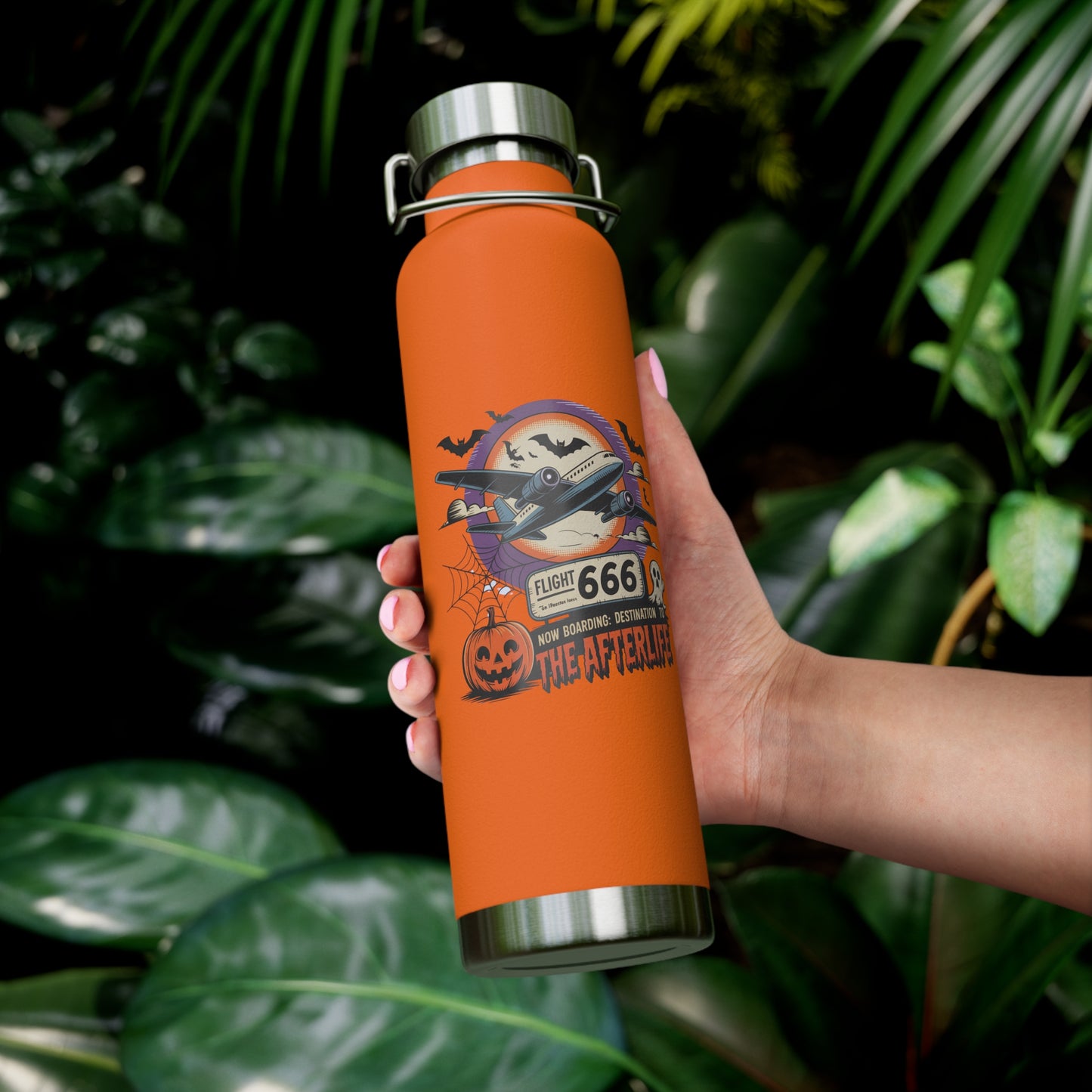 Flight 666 – Now Boarding to the Afterlife Vacuum Insulated Bottle | 22oz