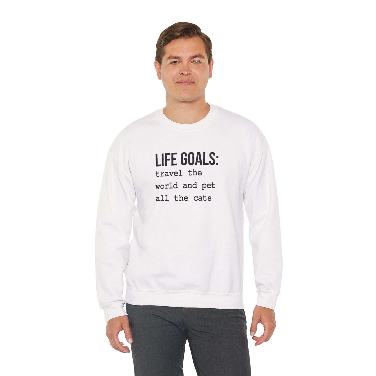 Life Goals Crewneck Sweatshirt