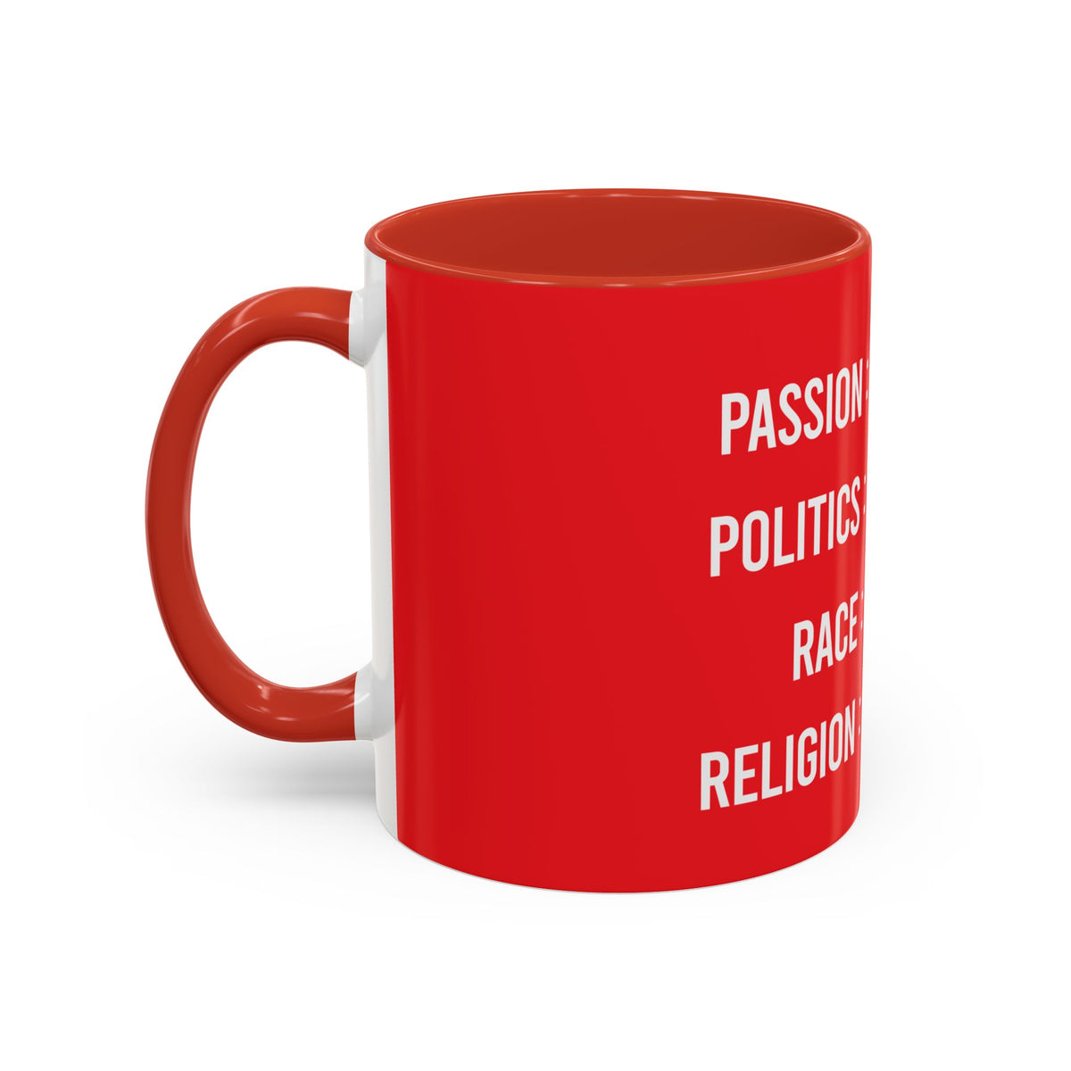 Travel. Freedom. Human. Love Coffee Mug / 11oz