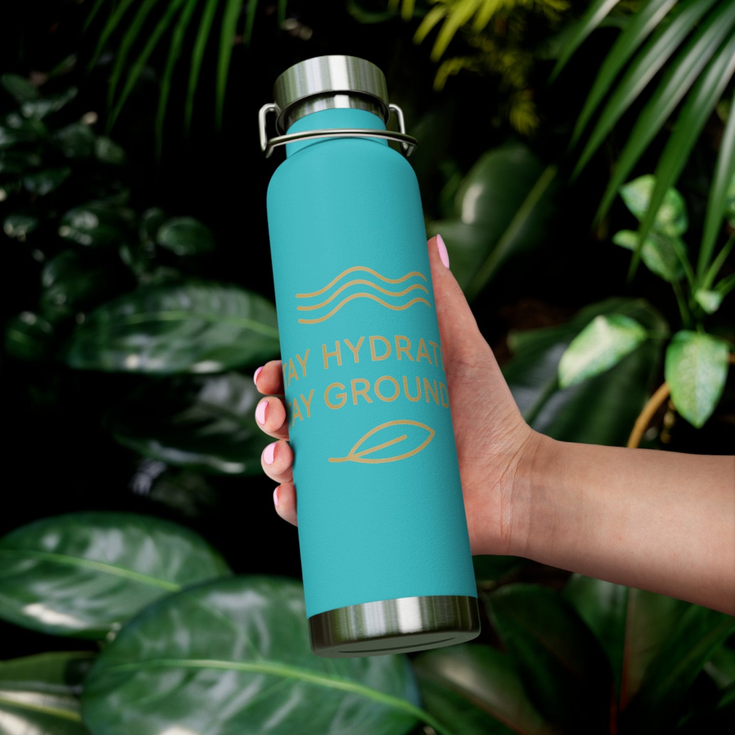 Stay Hydrated. Stay Grounded. Vacuum Insulated Bottle | 22oz