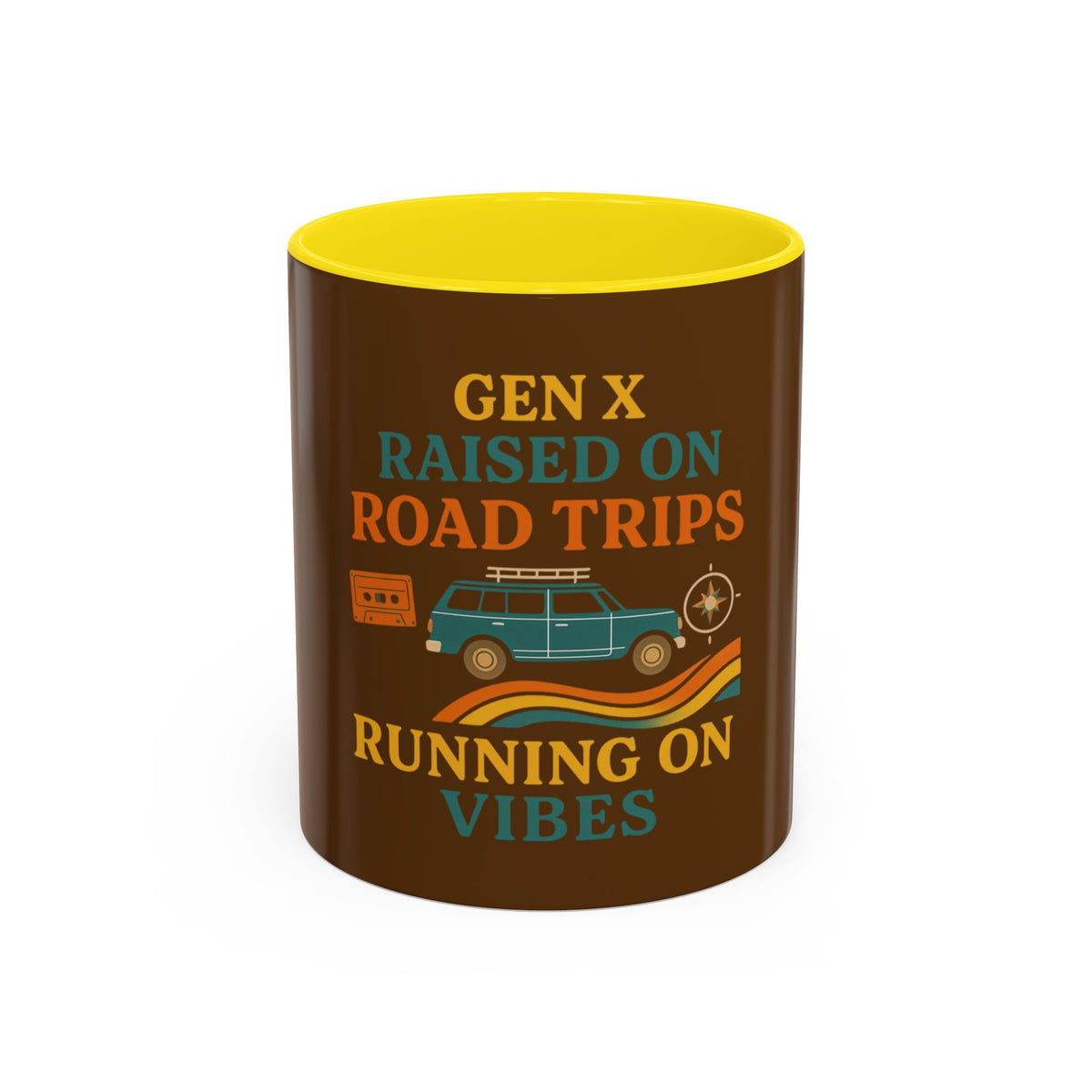 Gen X Raised On Road Trips Coffee Mug  / 11oz.