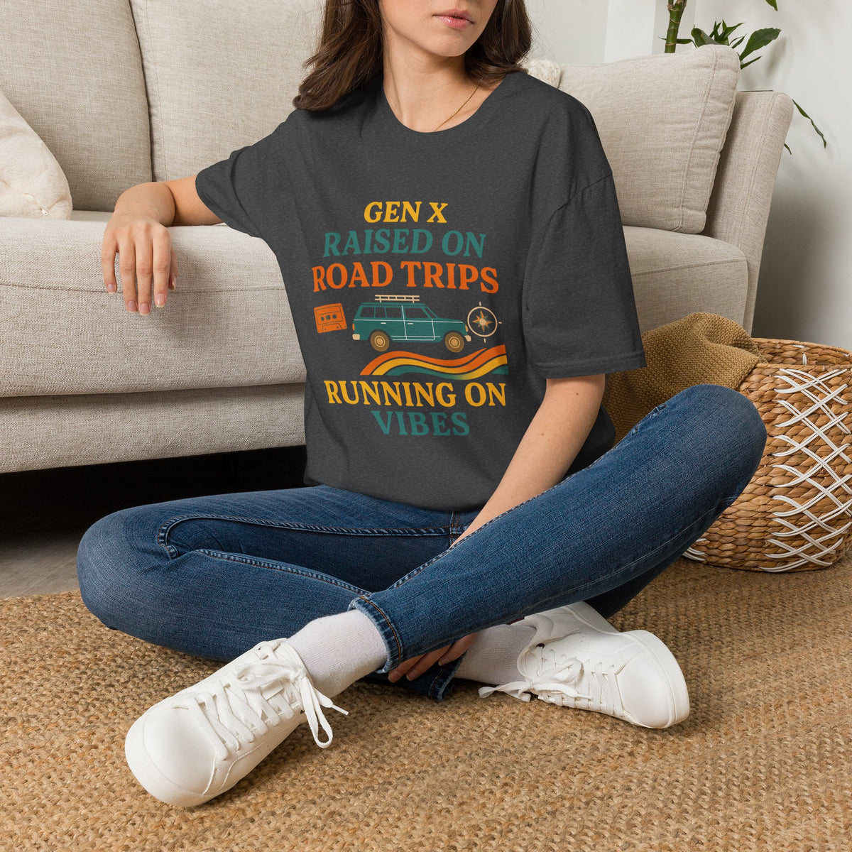 Gen X Raised On Road Trips Unisex T-Shirt