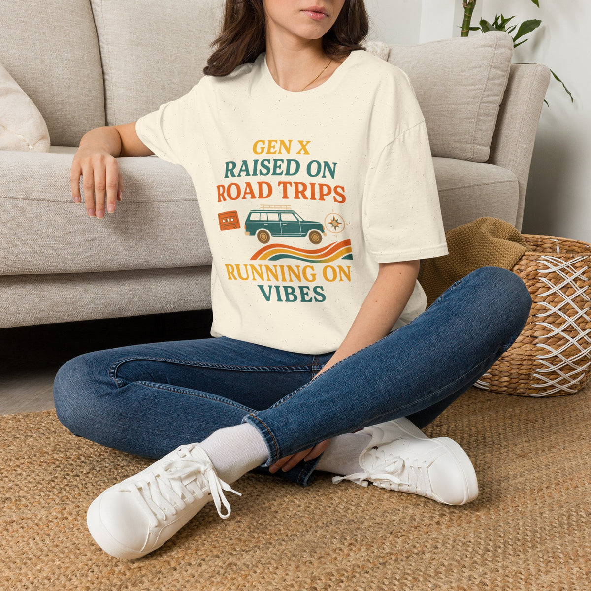 Gen X Raised On Road Trips Unisex T-Shirt