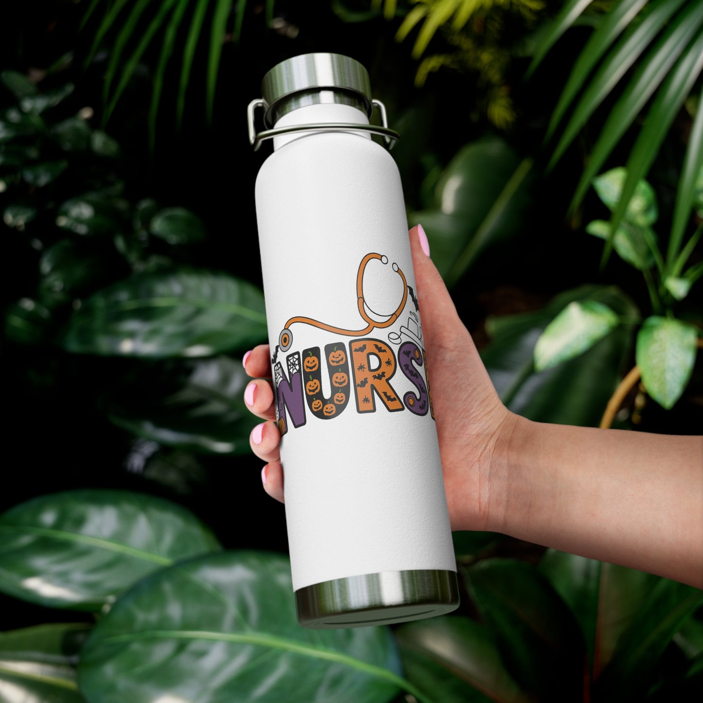 Halloween Nurse Vacuum Insulated Bottle | 22oz