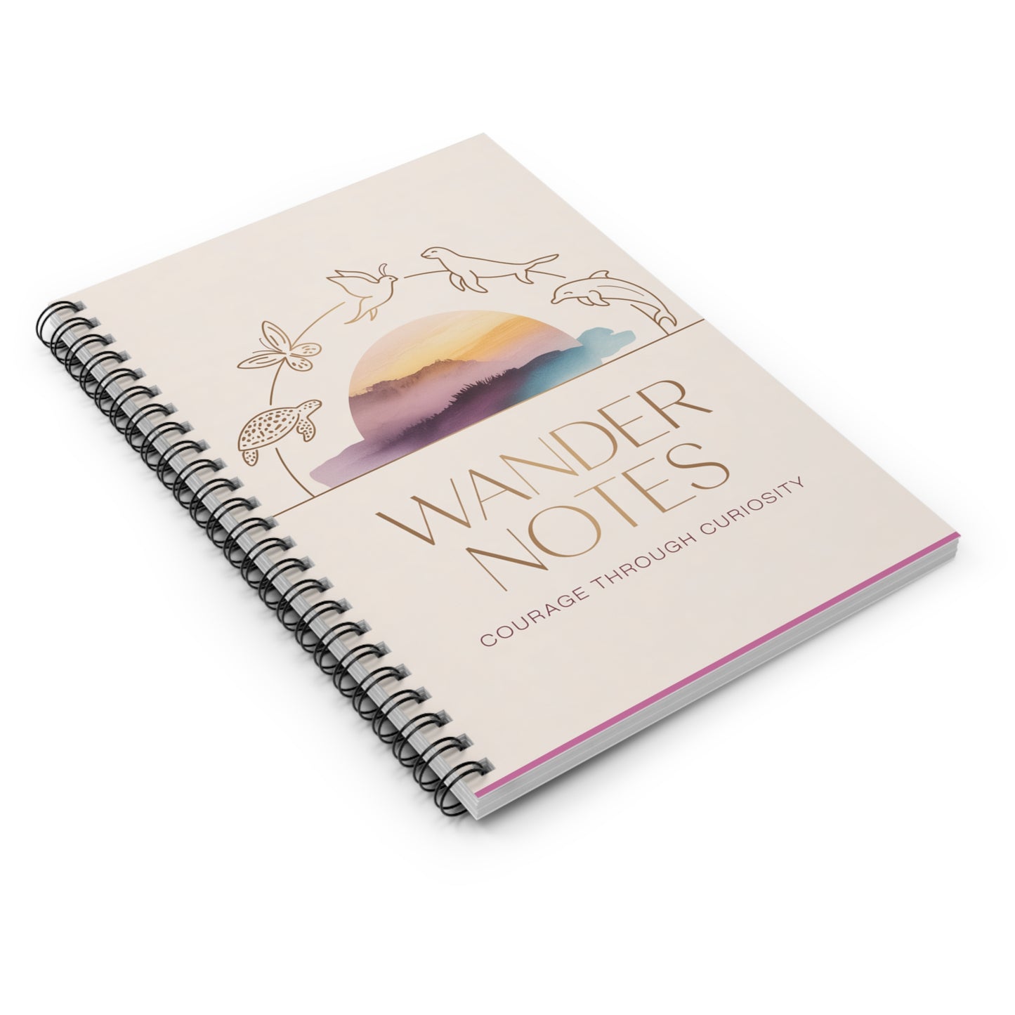 Wander Notes Spiral Notebook