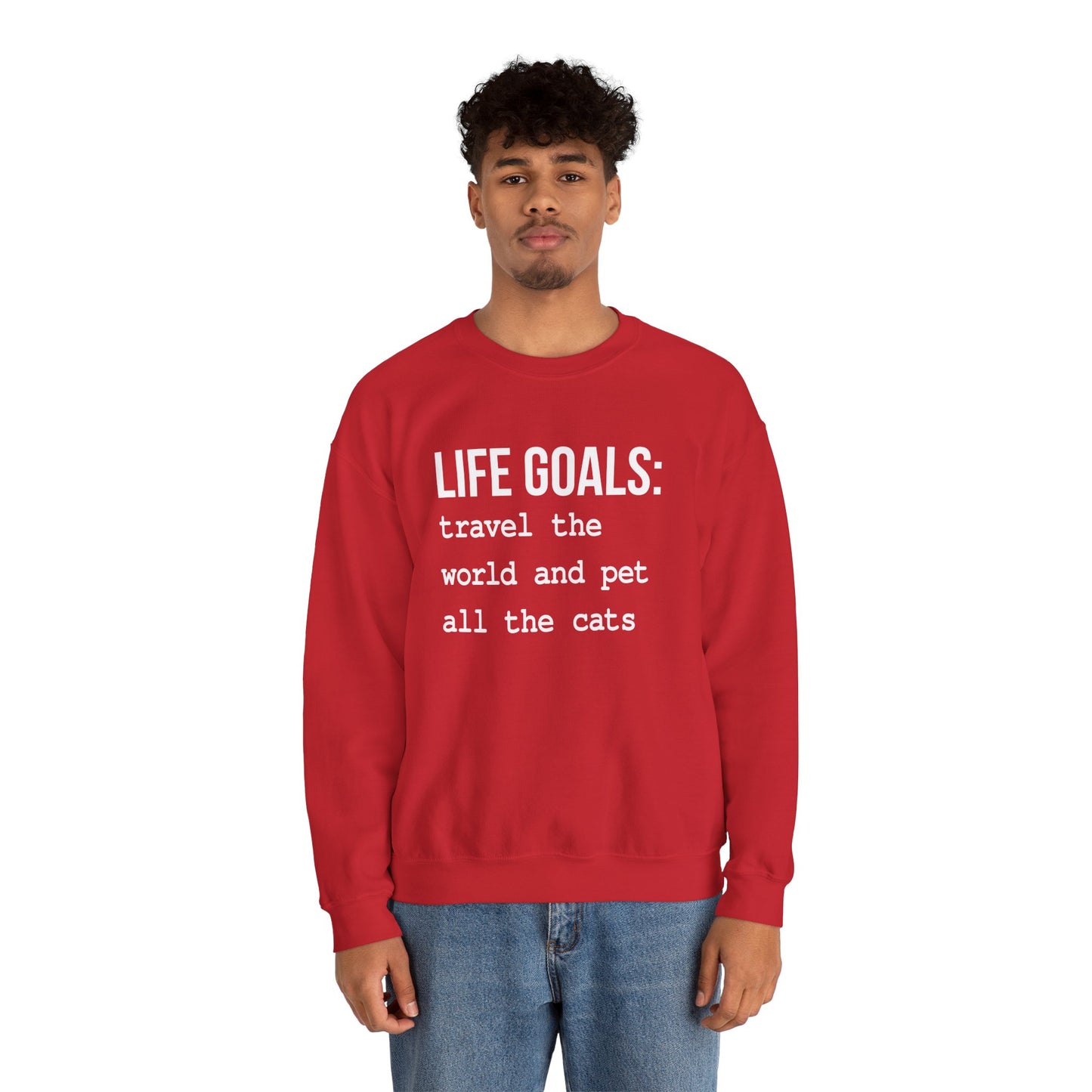 Life Goals Crewneck Sweatshirt