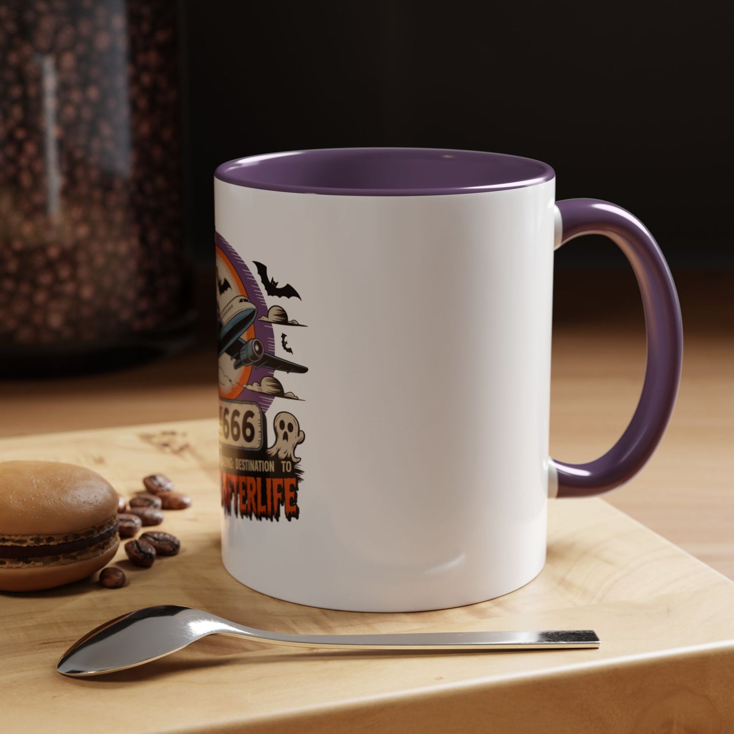 Flight 666: Now Boarding to the Afterlife Coffee Mug / 11oz