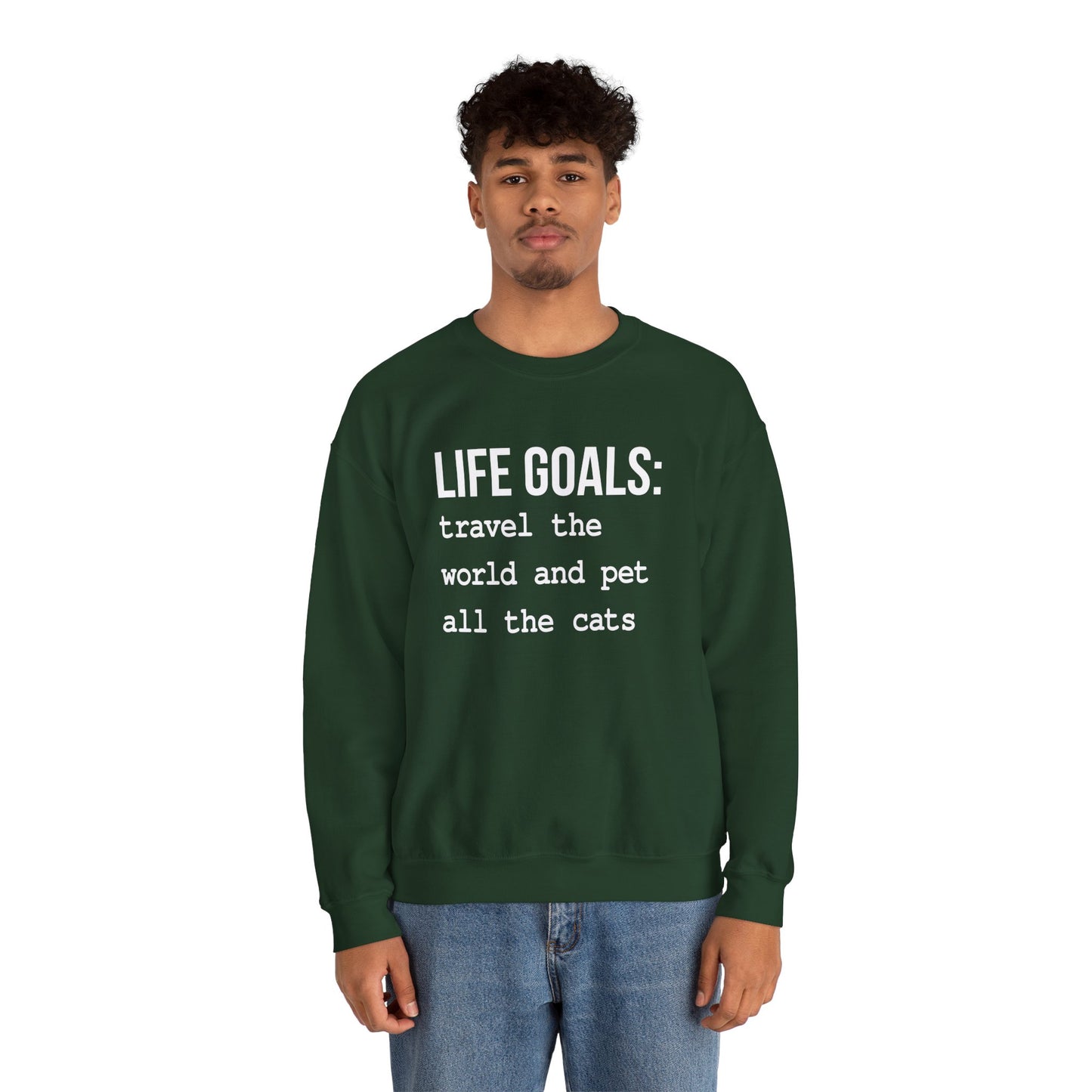 Life Goals Crewneck Sweatshirt