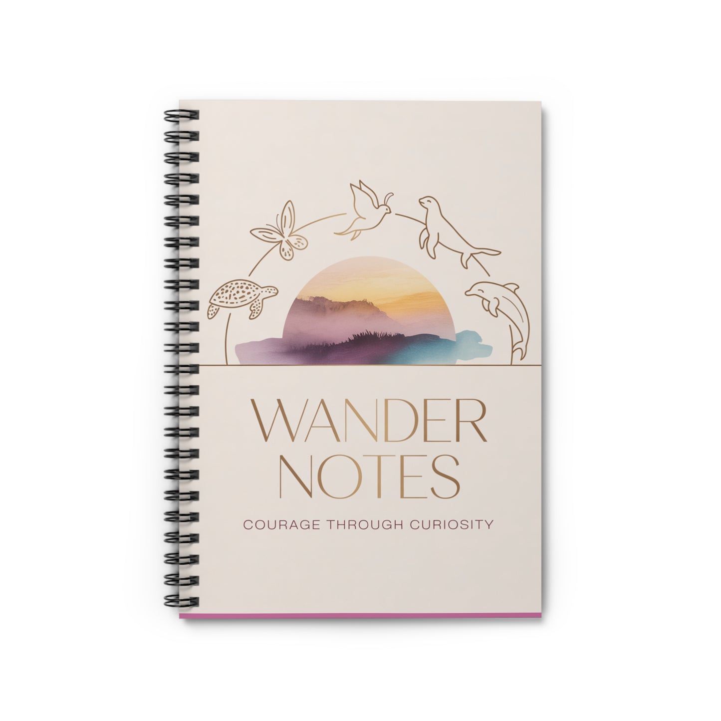 Wander Notes Spiral Notebook