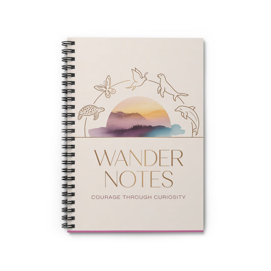 Wander Notes Spiral Notebook