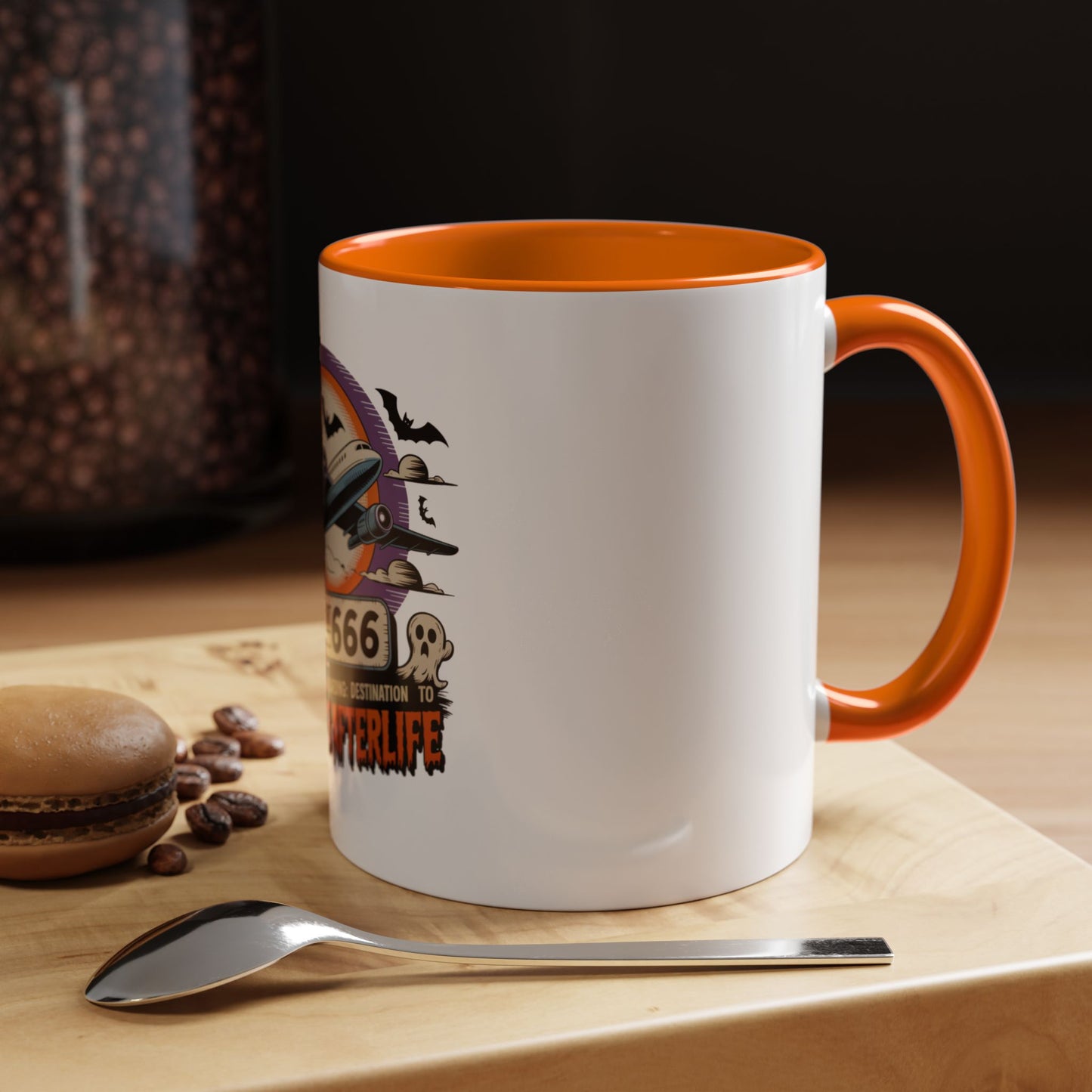 Flight 666: Now Boarding to the Afterlife Coffee Mug / 11oz