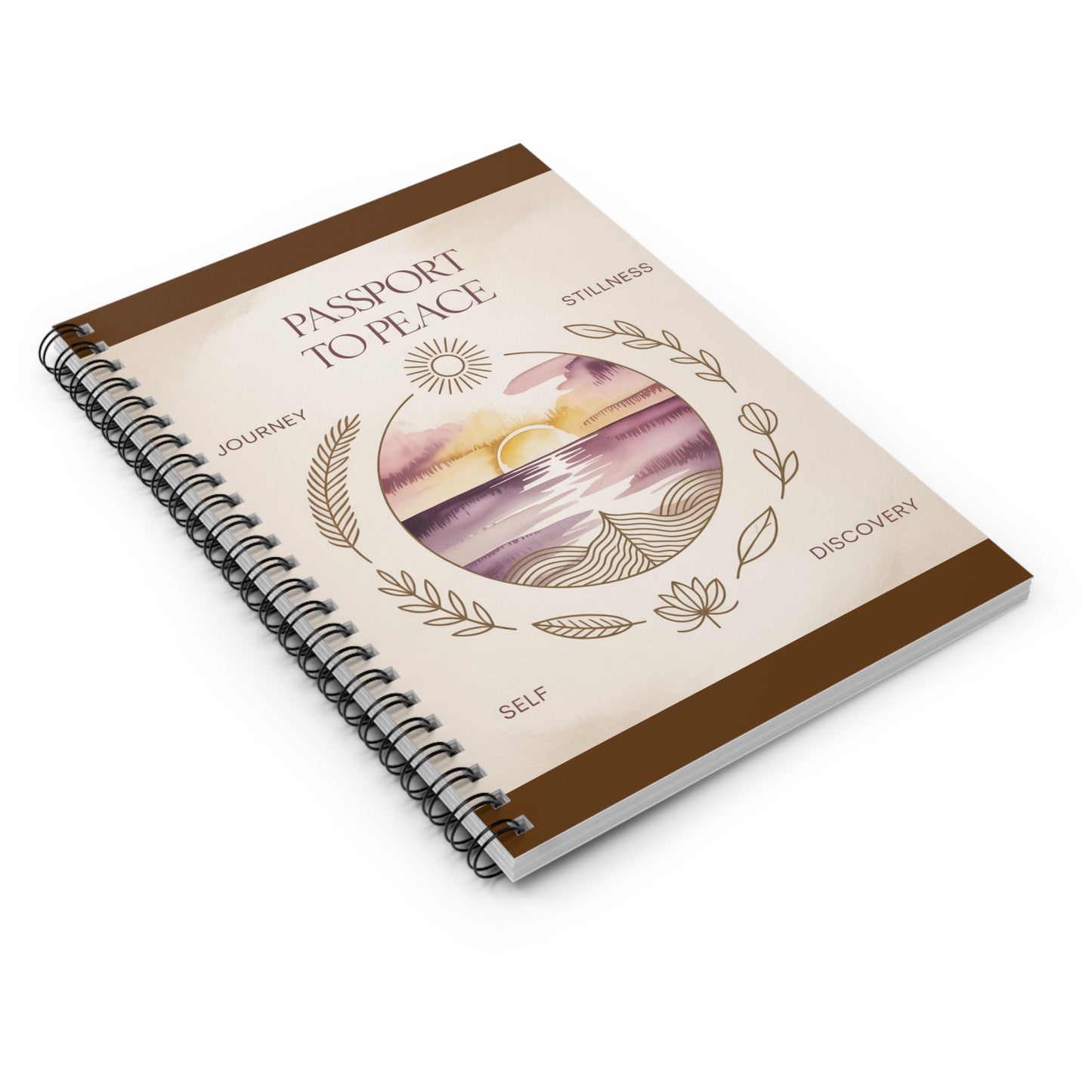 Passport to Peace Spiral Notebook
