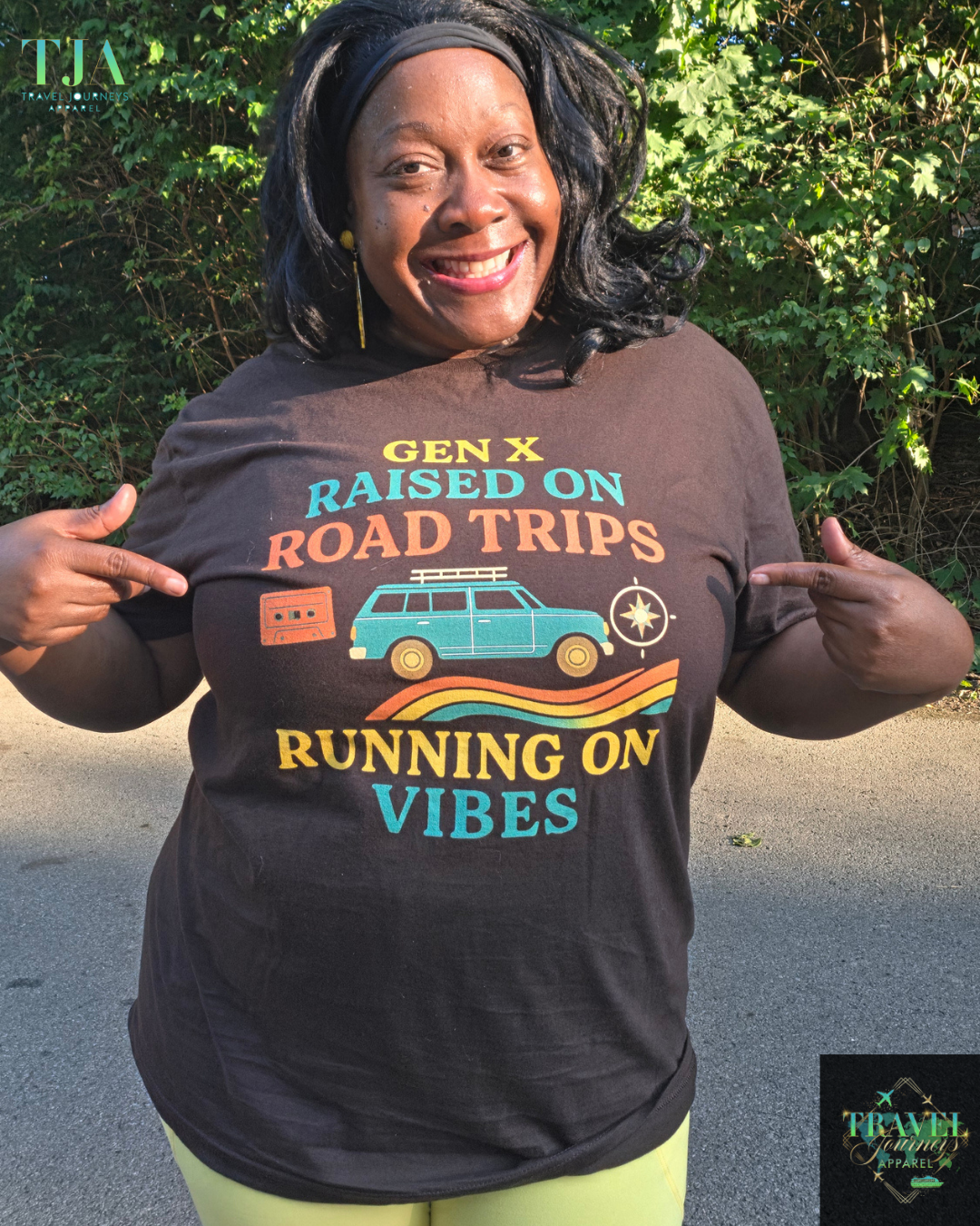 Gen X Raised On Road Trips Unisex T-Shirt
