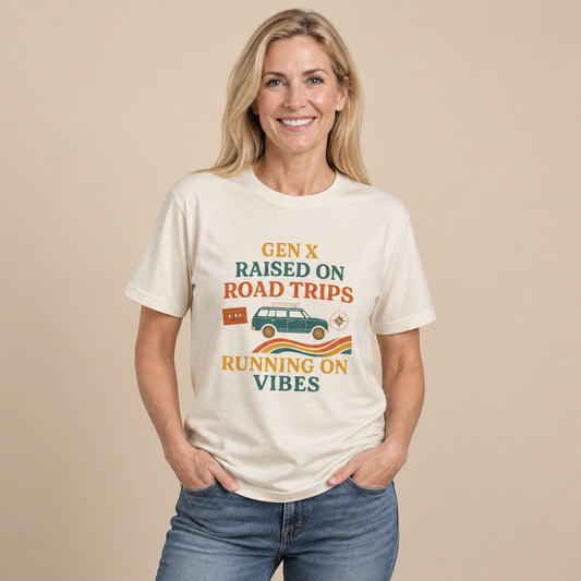 Gen X Raised On Road Trips Unisex T-Shirt
