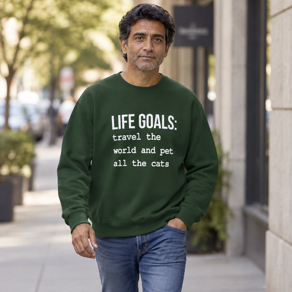 Life Goals Crewneck Sweatshirt