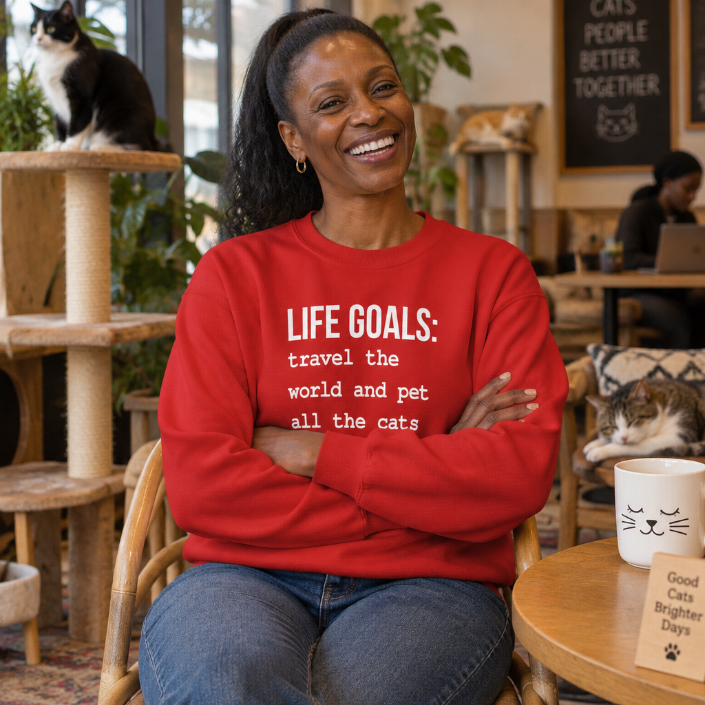 Life Goals Crewneck Sweatshirt