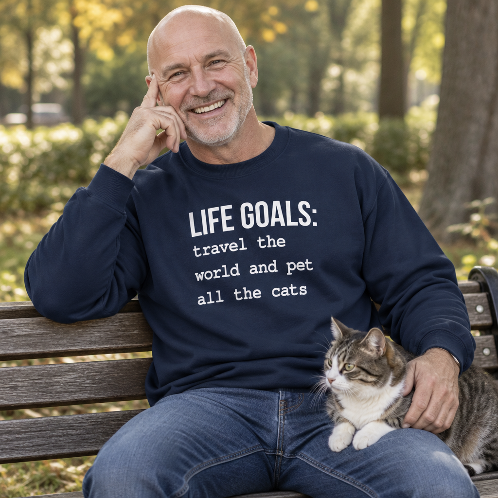 Life Goals Crewneck Sweatshirt