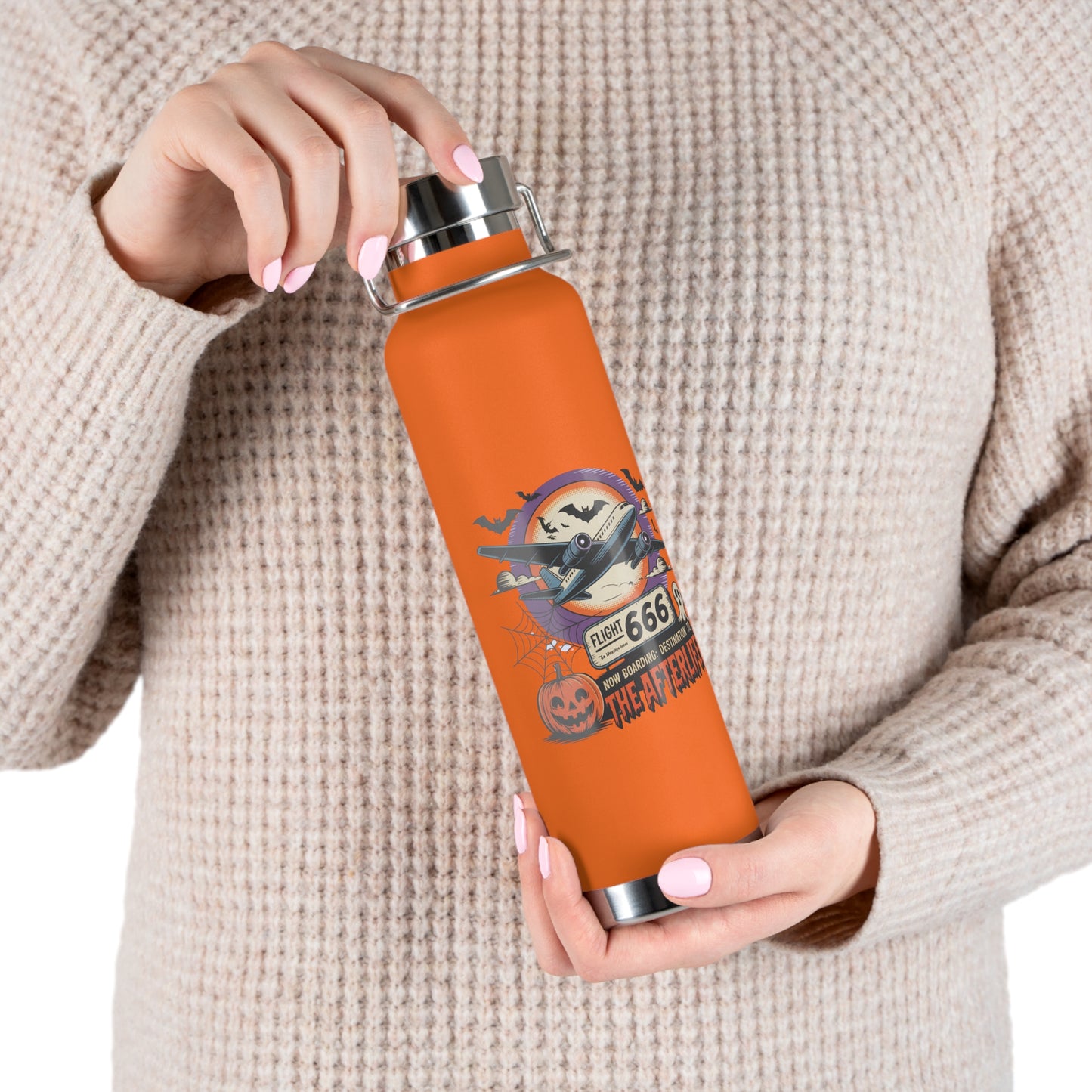 Flight 666 – Now Boarding to the Afterlife Vacuum Insulated Bottle | 22oz