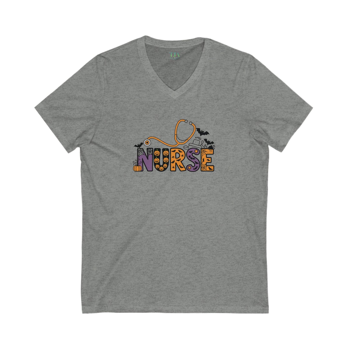 Halloween Nurse V-Neck Tee