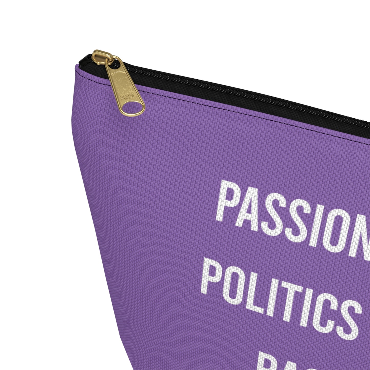 Travel. Freedom. Human. Love Accessory Pouch with T-Bottom