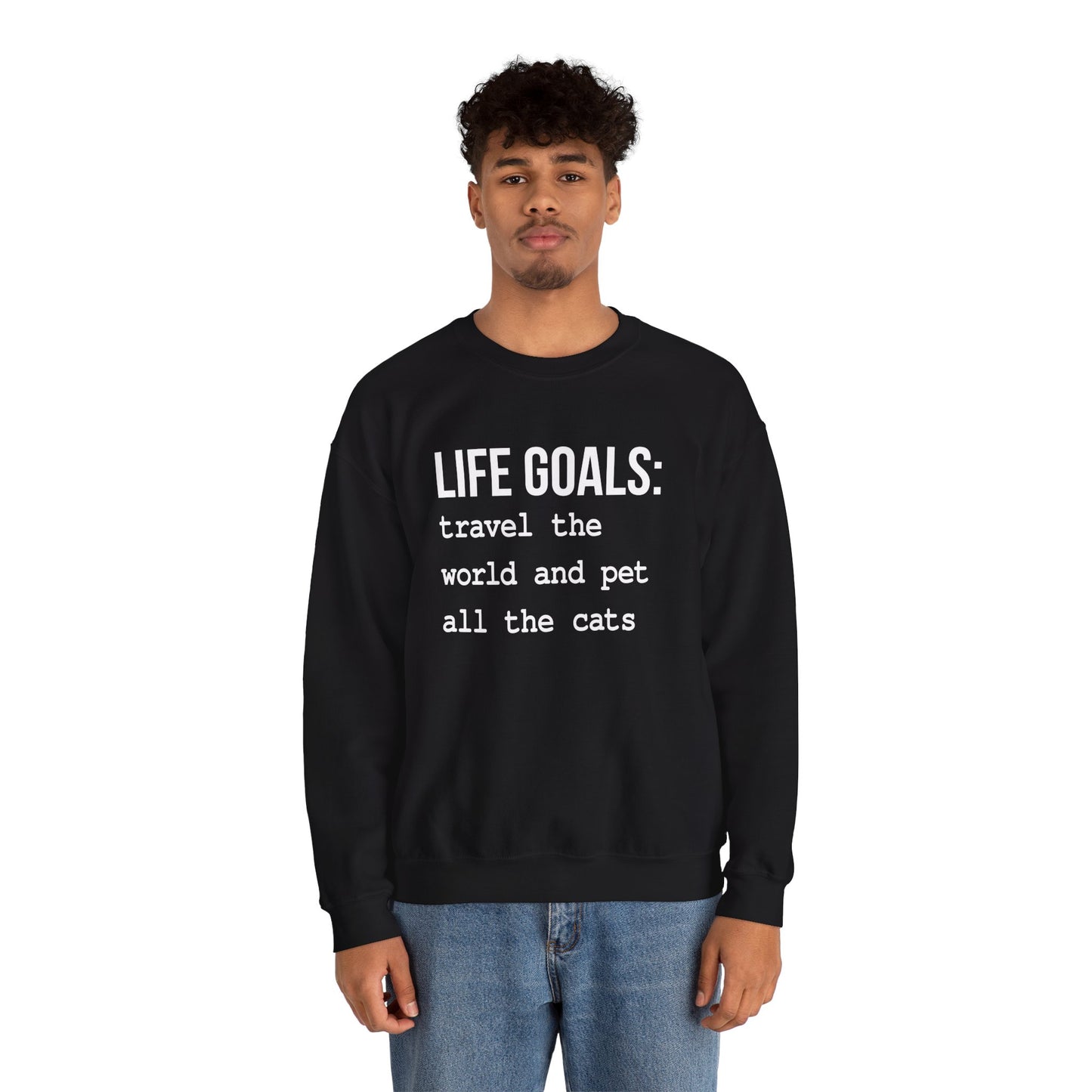 Life Goals Crewneck Sweatshirt