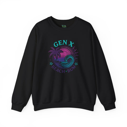 Gen X Beach Bum Crewneck Sweatshirt