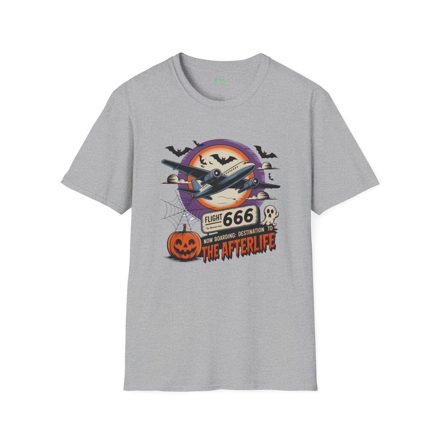 Flight 666: Now Boarding to the Afterlife Unisex T-Shirt