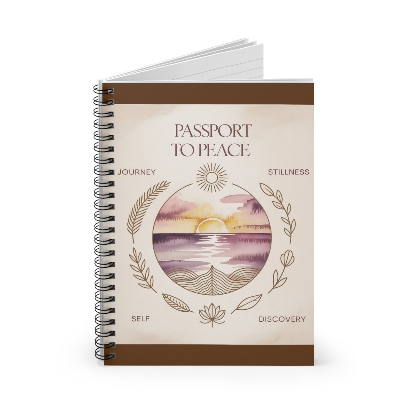 Passport to Peace Spiral Notebook