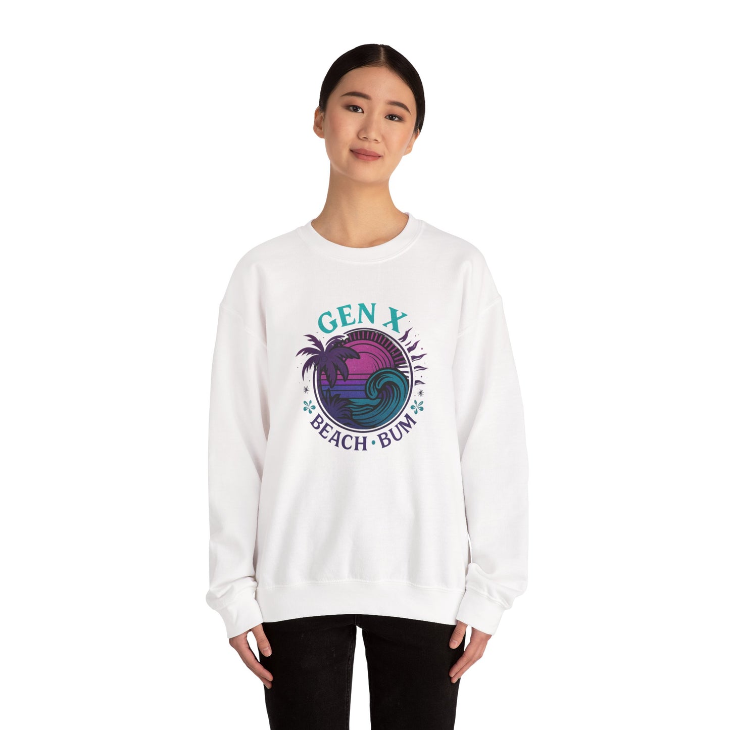 Gen X Beach Bum Crewneck Sweatshirt