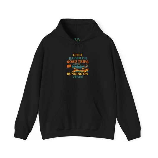 Gen X Raised On Road Trips Heavy Blend™ Hoodie