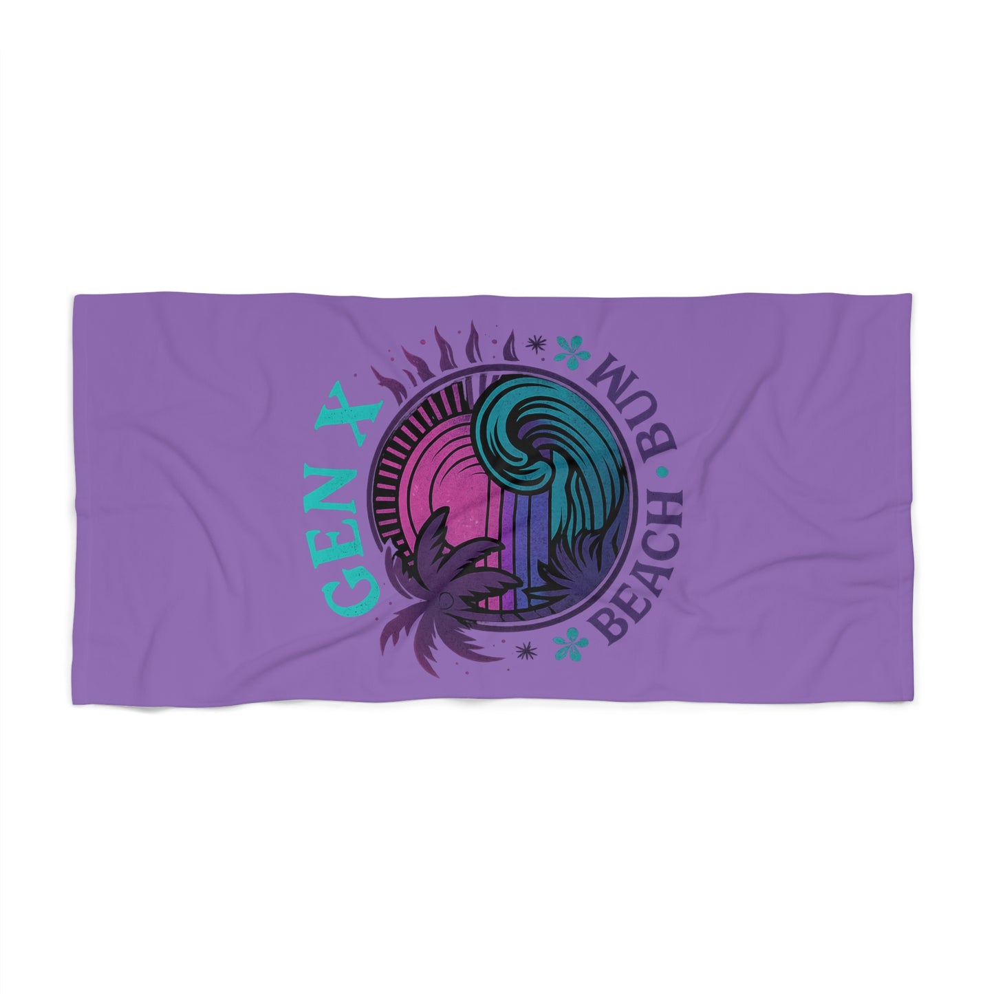 Gen X Beach Bum Beach Towel