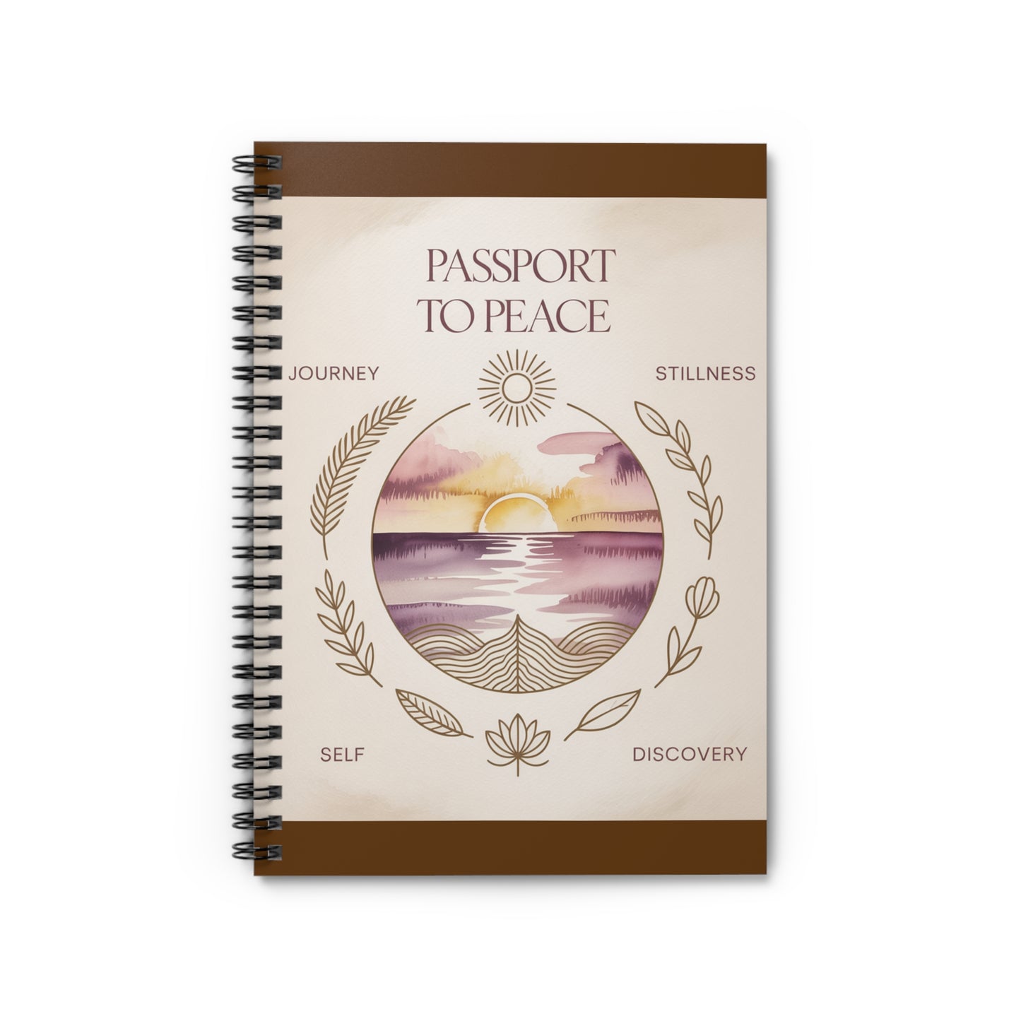 Passport to Peace Spiral Notebook