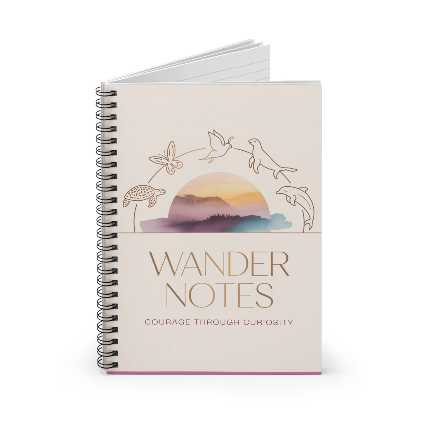Wander Notes Spiral Notebook