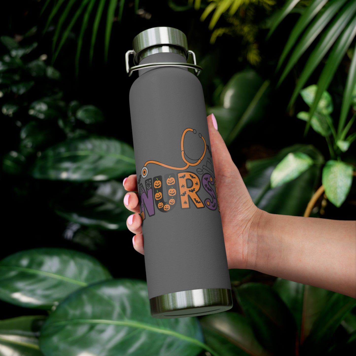 Halloween Nurse Vacuum Insulated Bottle | 22oz