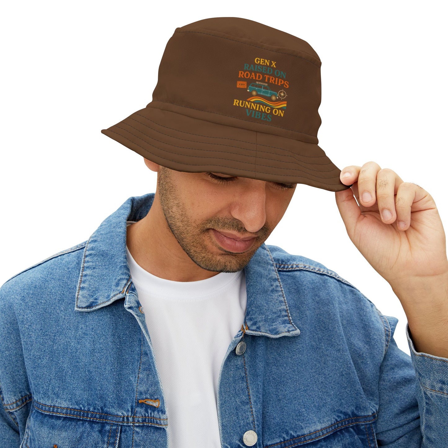 Gen X Raised On Road Trips Bucket Hat