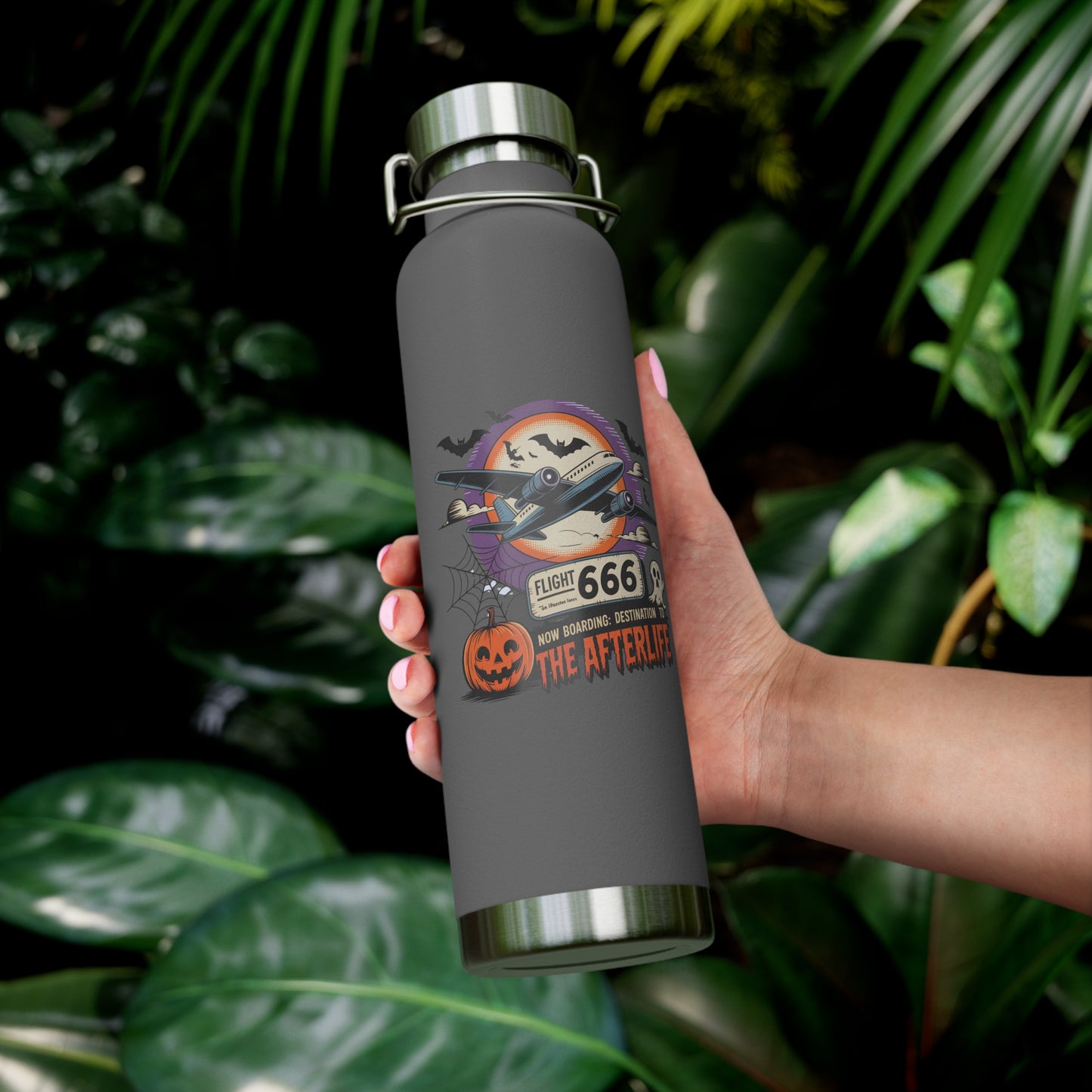 Flight 666 – Now Boarding to the Afterlife Vacuum Insulated Bottle | 22oz